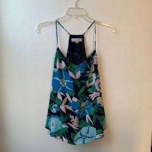 LOFT Floral Print Tank Top